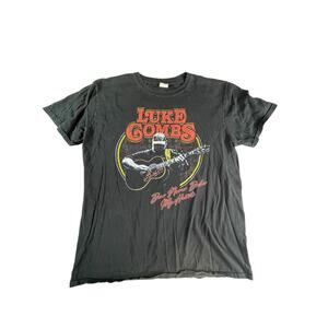 Luke Combs Band Tee Shirt Mens Large Black T-Shirt Country Music Tour 2019